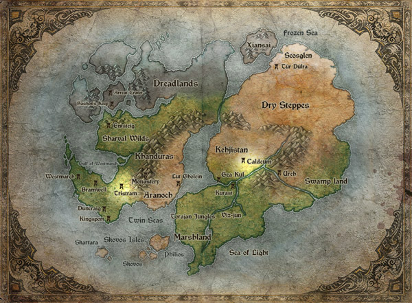 Карта мира (Санктурия) Diablo 3