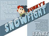 Игра Sunnys Snowfight